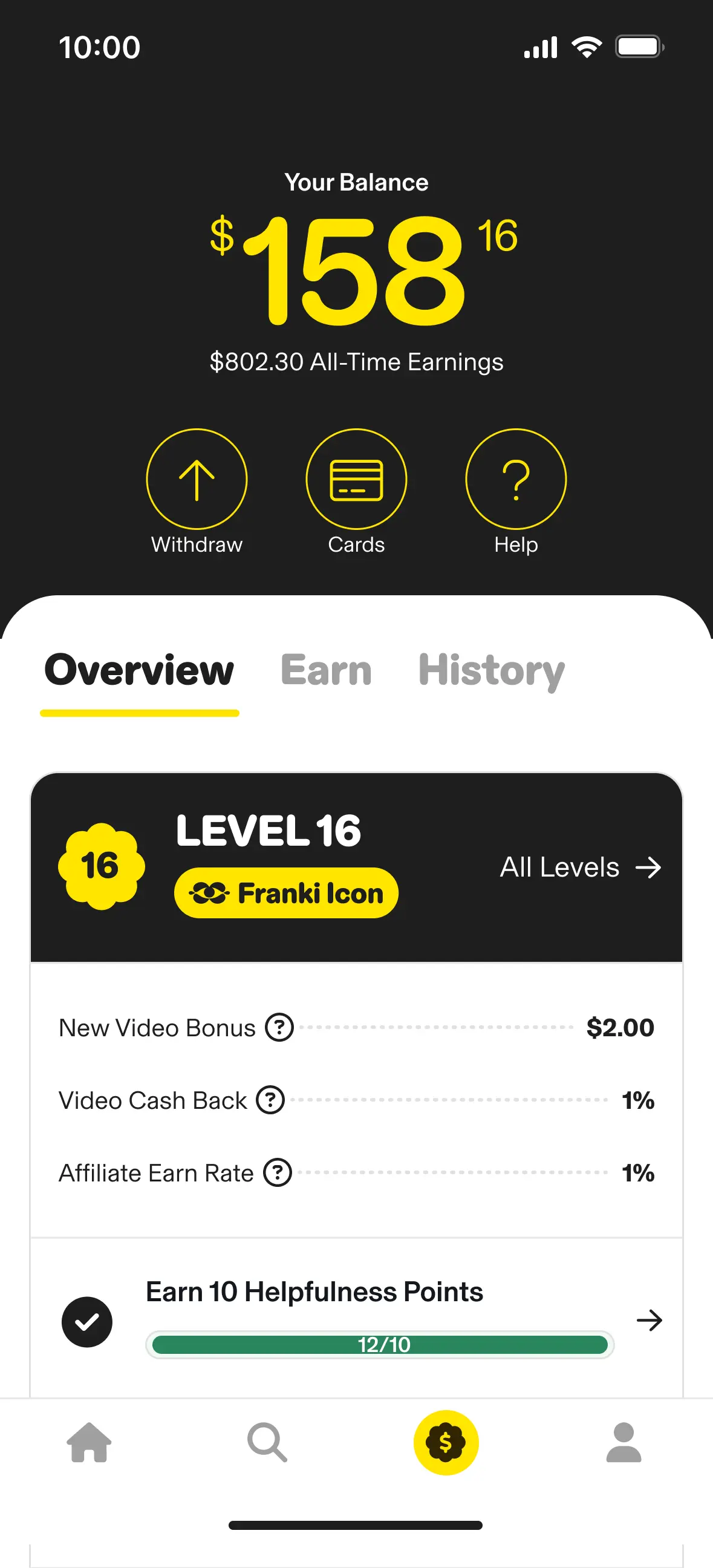 Earn Rewards